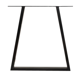 Rapid 300 x 450 x 50mm Black Steel Tube Antigua Bench Leg