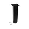 Adoored 40 x 40 x 230mm Black Square Table Leg