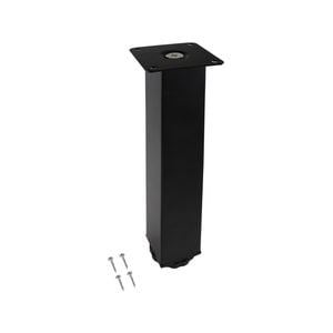 Adoored 40 x 40 x 230mm Black Square Table Leg