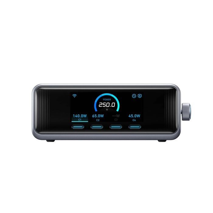 Anker Prime 250W 6-Port GaNPrime Desktop Charger - Grey