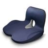 L-Shaped Memory Foam Seat Cushion Ergonomic Hip Lumbar Support Blue