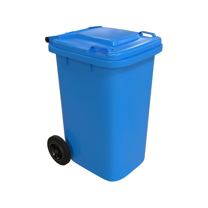 Handy 100L Light Blue Wheelie Bin