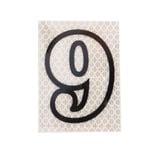 Sandleford 80mm Self Adhesive Night Shine House Number 9