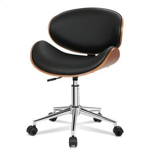 ALFORDSON Wooden Executive Office Chair Black