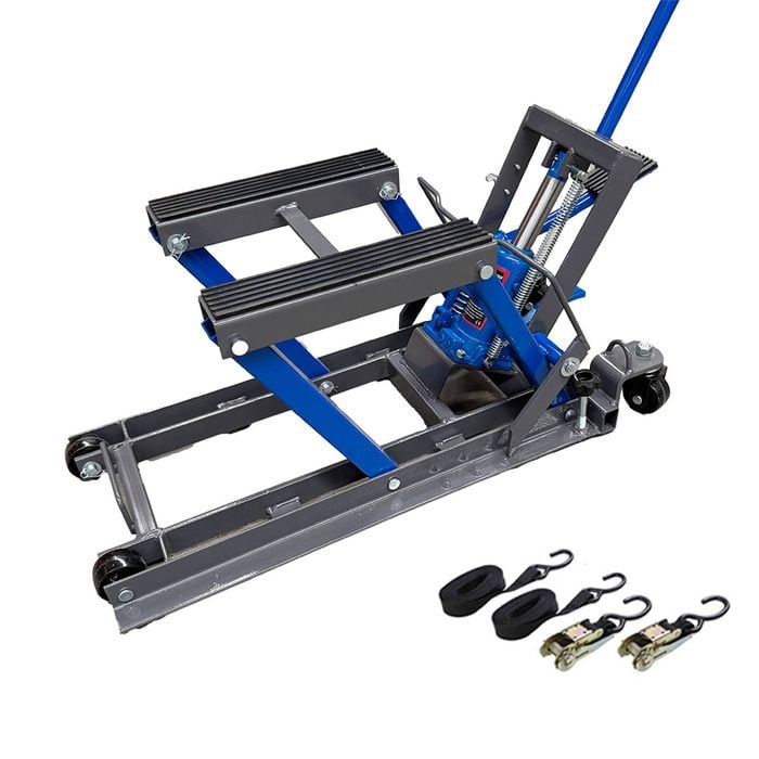Taurus Legend 680kg Hydraulic Atv Motorcycle Lift Red