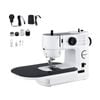 Devanti 39 Stitches Mini Sewing Machine Portable Sewing Machine Kit w/ Extension Table LED Lights