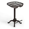 Adjustable Bar Stool Swivel Hip Curve Design Cast Iron 56-74cm