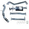 Ignite Exhausts Turbo Back For Ford Px Ranger 2.2l 3" Cat & Muffler Raw Aluminised Steel