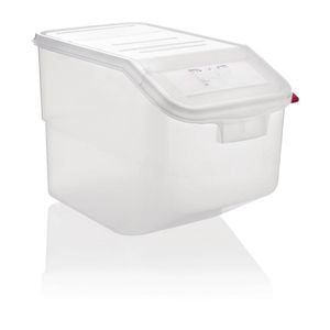 Araven Ingredient Bin Polypropylene Gastronorm 1/1 50ltr Commercial Kitchen Storage
