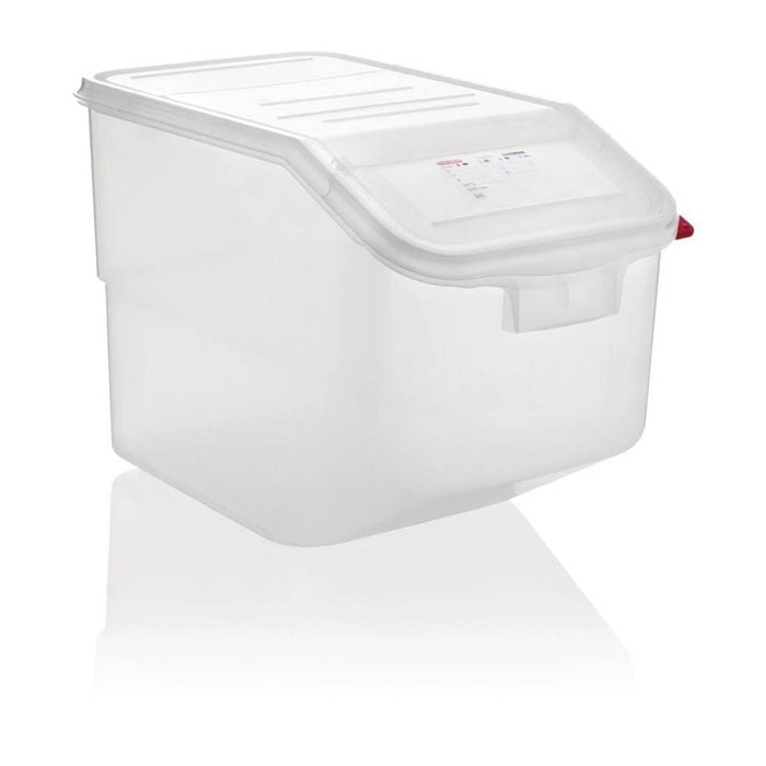 Araven Ingredient Bin Polypropylene Gastronorm 1/1 50ltr Commercial Kitchen Storage