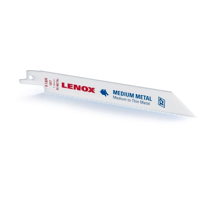 Lenox  Bi-Metal Medium Metal Recip Saw Blade18 150mm 5pk