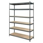 Craftright 2137 x 1505 x 540mm Grey 6 Tier Shelving Unit