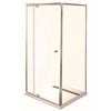 Rick McLean's 990 x 980 x 2000mm Smart Pivot Front and Return Shower Screen