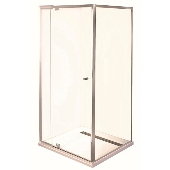 Rick McLean's 990 x 980 x 2000mm Smart Pivot Front and Return Shower Screen