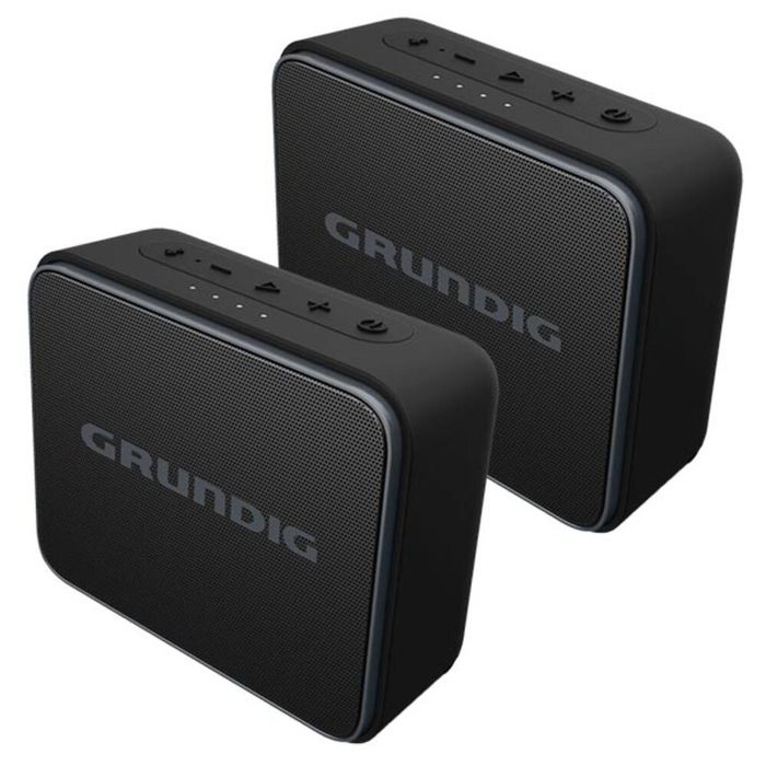 Grundig Bluetooth Speaker Jam - Black (2PK)