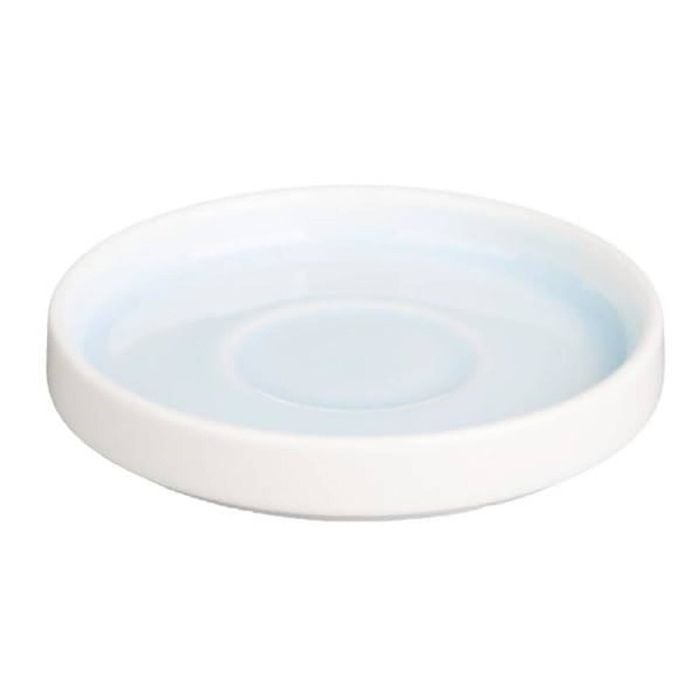 Olympia Fondant Saucer Aqua 115mm 6 Pack Commercial Tableware Catering Supplies