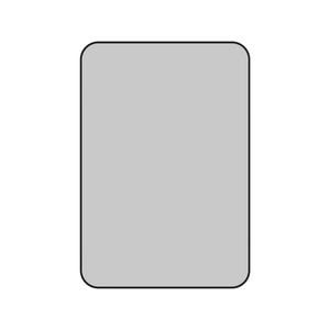 Sandleford 400 x 600mm Black Rectangular Mirror - 400mm x 600mm