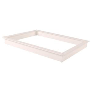 Builders Edge 600 x 600mm White Manhole Frame Kit