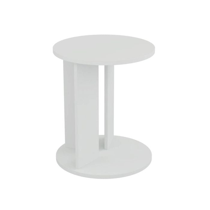 Evelyn C-Table Side Round White