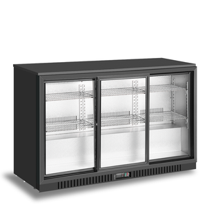 Atosa 3 sliding doors back bar cooler BB-330SEC