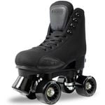 Crazy Skates PRIME Size Adjustable Roller Skates - Black