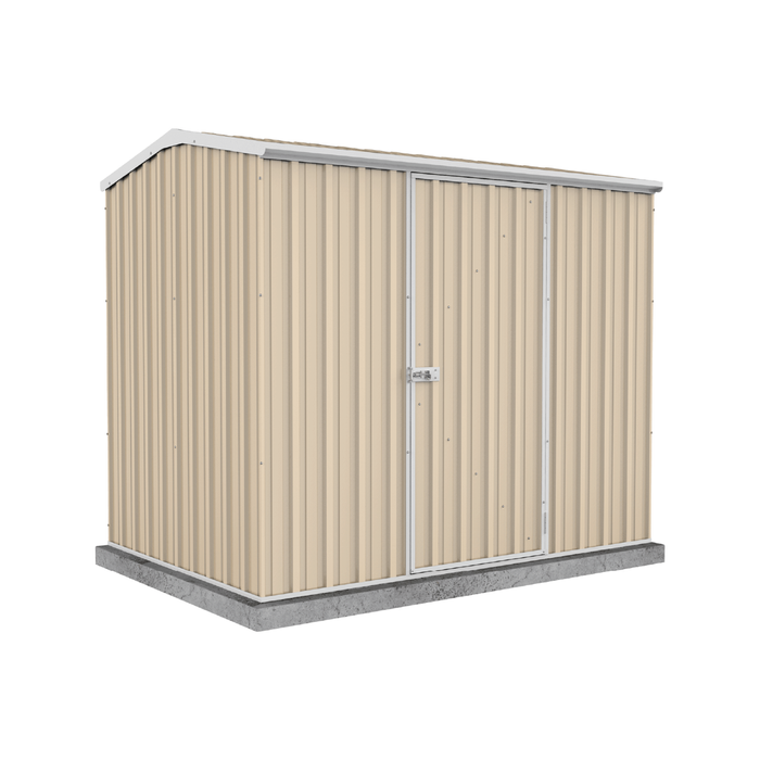 Absco Sheds 2.26 x 1.52 x 1.95m Classic Cream Premier Single Door Garden Shed