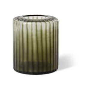 E Style 22cm Glass Cillian Flower Vase Decor - Dusty Grey