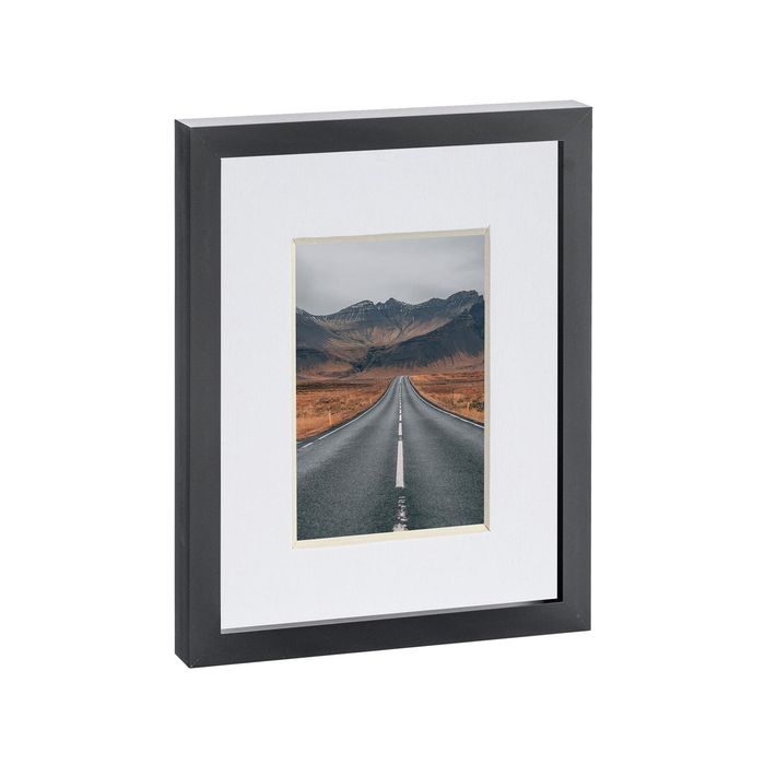Nicola Spring Photo Frame with 4" x 6" Mount - 8" x 10" - Black