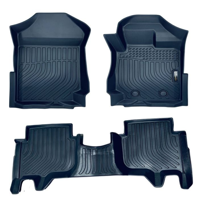Vehiclab Ford Everest - 2015 - 2022 - UA Series - 2 Rows - 3D/5D All Weather Moulded Car Floor Mats