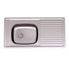 Clark Benchmark Single Left Hand Bowl Sink With No Tap Hole