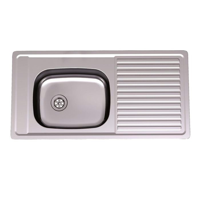 Clark Benchmark Single Left Hand Bowl Sink With No Tap Hole