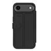 EFM Venice Leather Wallet Phone Case For iPhone 17 Air 6.5in Black