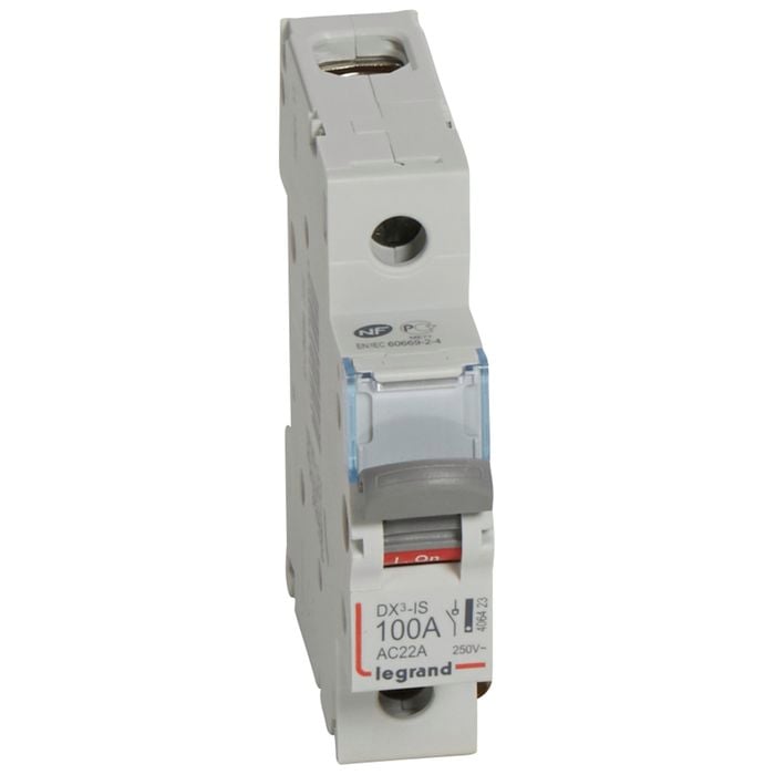 HPM Isolating Swich 100A 250V 1 Module