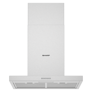 Sharp 60cm Silver Inox T-Shaped Canopy Rangehood