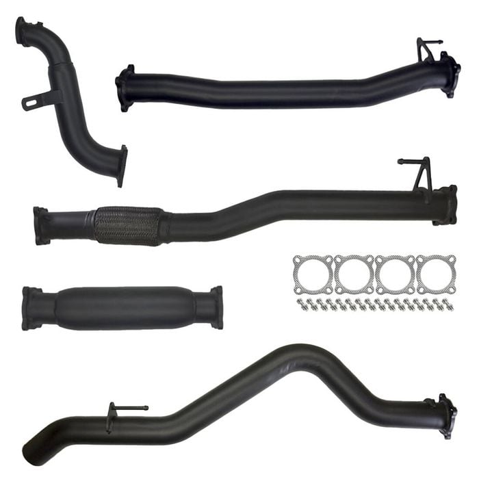 Ignite Exhausts Turbo Back For Holden Rg Colorado 2.8l 3" No Cat With Hotdog 409 Stainless Steel