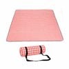 Provecta 2x3m Waterproof Picnic Blanket Outdoor Cashmere Rug With Carry Bag Red