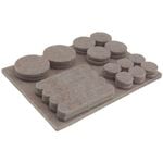 Felt Gard 33 Piece Heavy Duty Adhesive Felt Multipack
