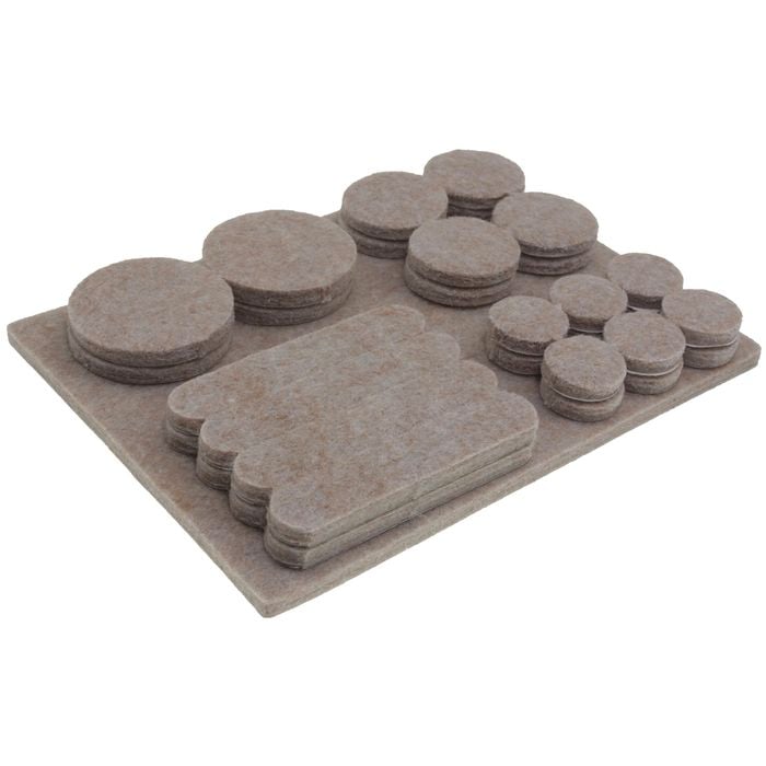 Felt Gard 33 Piece Heavy Duty Adhesive Felt Multipack