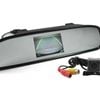 Elinz 4.3" Colour Digital TFT LCD Screen Car Rearview Mirror Monitor Reversing Camera - 4.3" | Wired Transmission | RCA System