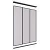 Lugna 2400 x 1800mm Black VJ Panel Wardrobe Triple Sliding Doors
