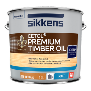 Sikkens 10L Natural Cetol Premium Timber Oil