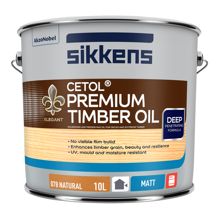 Sikkens 10L Natural Cetol Premium Timber Oil