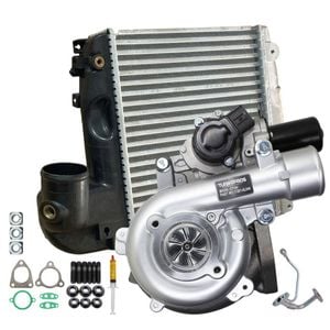 Upgrade Billet Turbo+50mm Intercooler And Genuine Oil Feed Pipe For Toyota Hilux N70 D4d Kun26 1kd-ftv 3.0l