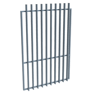 ProtectorAl 800-1200W x 1800H Deep Ocean Aluminium Radiator Pool Gate