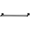 Mondella 620mm Matte Black Rococo Double Towel Rail - Matte Black 600mm