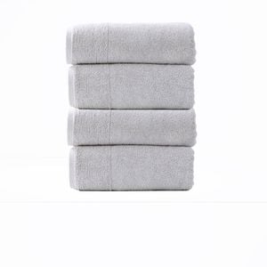 4pc Renee Taylor Aireys 650gsm Zero Twist Bath Towel Vapour