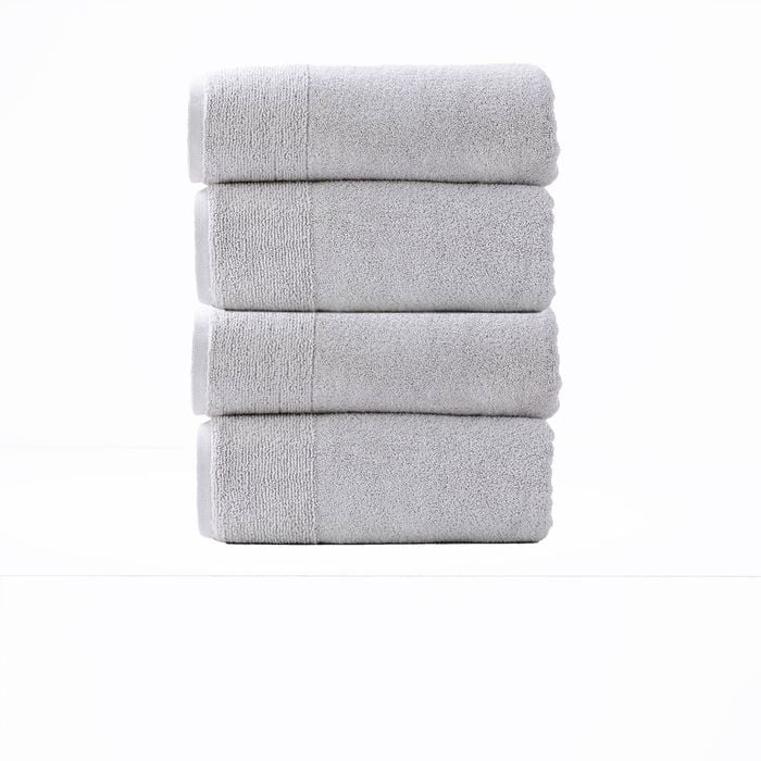 4pc Renee Taylor Aireys 650gsm Zero Twist Bath Towel Vapour