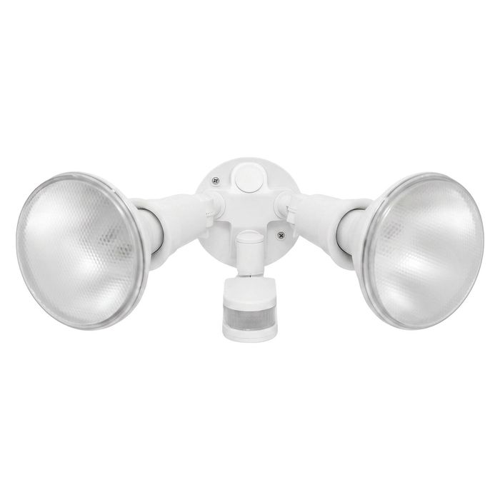 Arlec 20W 2100lm Twin LED PAR38 Security Flood Light With PIR Motion Sensor