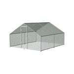 i.Pet Chicken Coop Cage Galvanised Steel 3x4x2m