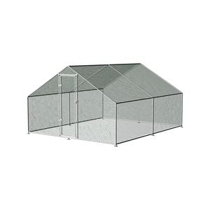 i.Pet Chicken Coop Cage 3x4x2m Rabbit Hutch w/Oxford Canopy